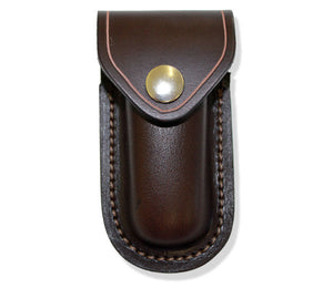 Leather Moulded Knife Pouch Vertical 90mm