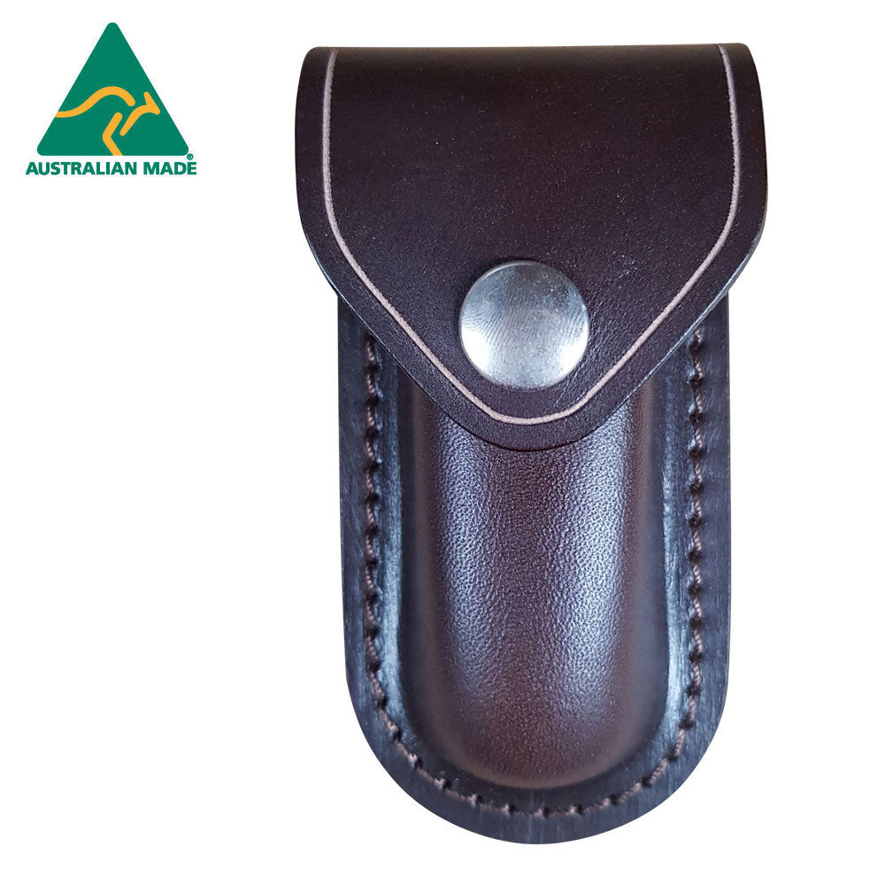 Leather Moulded Knife Pouch Vertical 90mm