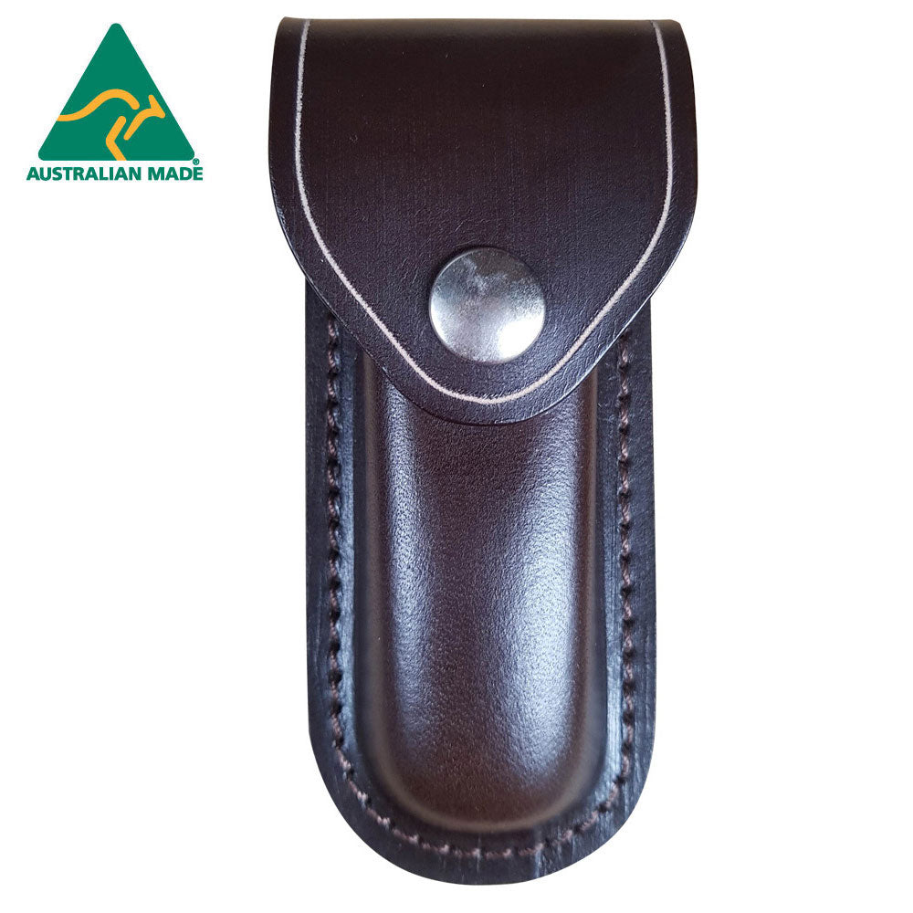 Leather Moulded Knife Pouch Vertical 110mm