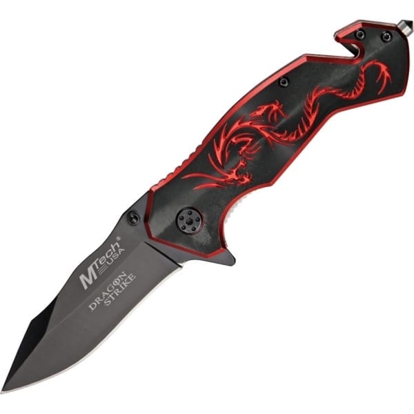 folding knife red