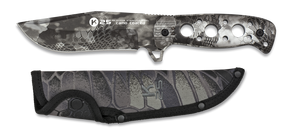 K25 Fixed Blade Snake Skin Knife