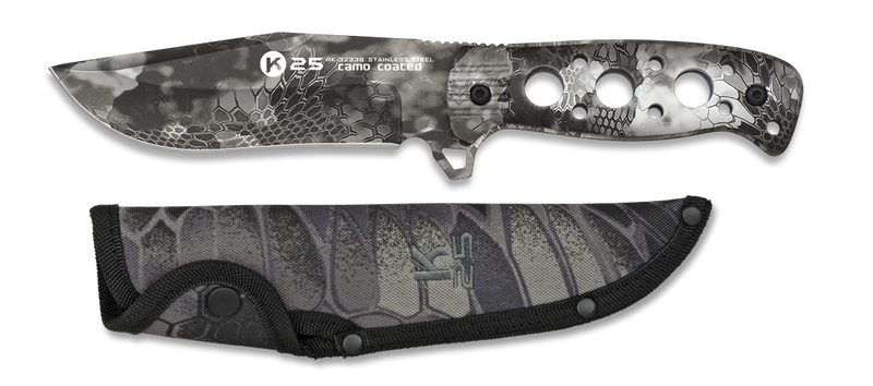 K25 Fixed Blade Snake Skin Knife