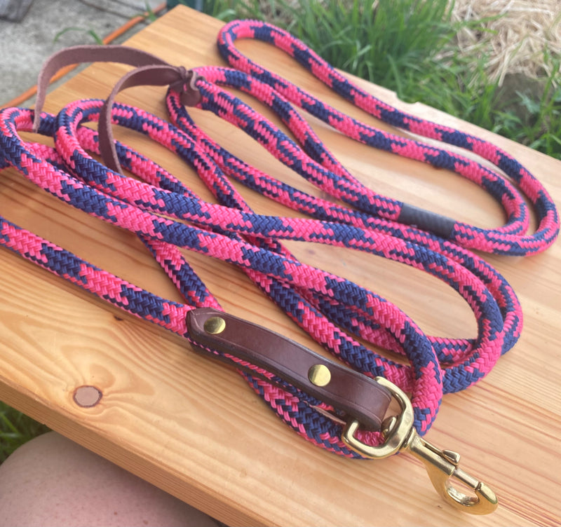 Lead Rope End Lead Rope With Leather And Snap Hook End – Kaos Kords