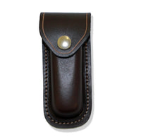Leather Moulded Knife Pouch Vertical 110mm
