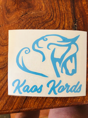 Kaos Kords Window Sticker/Decal Small