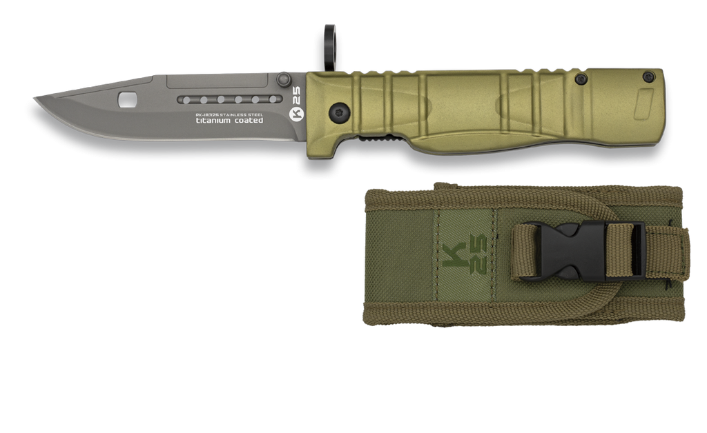 K25 Pocket Knife With Pouch