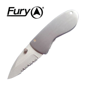 Fury Slim Stainless Steel Serrated Knife