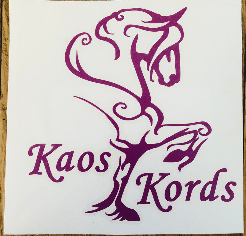 Kaos Kords Window Sticker/Decal