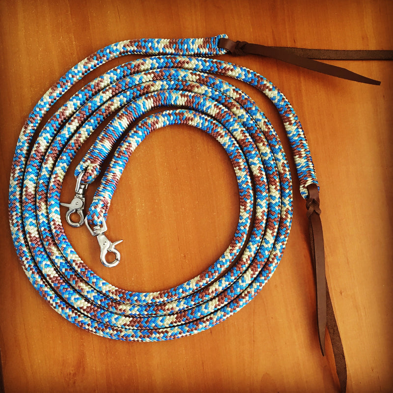 Split reins rope