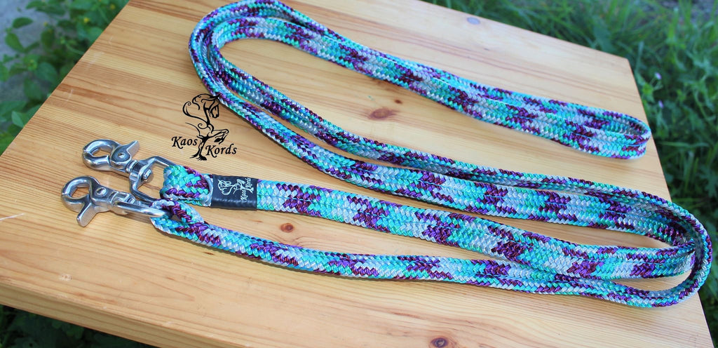 PRE-MADE 8 Foot Flat Braid Joined Reins