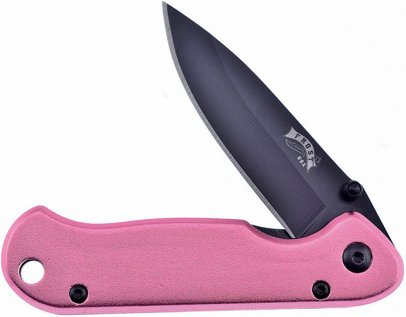 Frost Cutlery Pocket Bandit Knife Pink