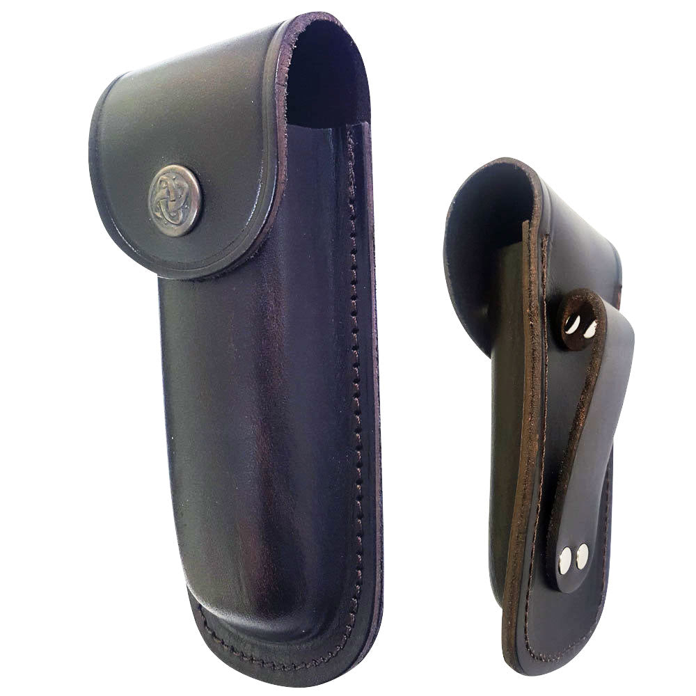 Large Leather Moulded Pocket Knife Pouch