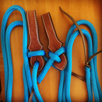 Split reins slobber straps