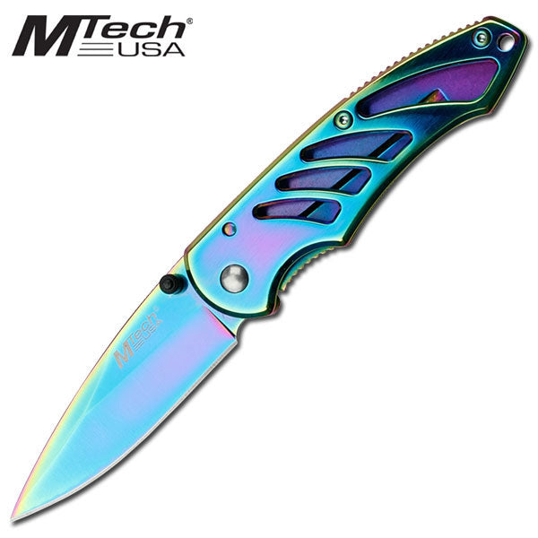 MTech Small Rainbow Folding Knife