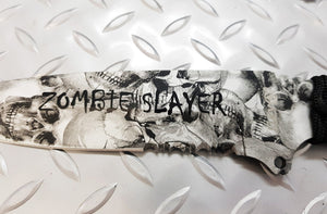 Fury Skull Print Zombie Hunter Knife