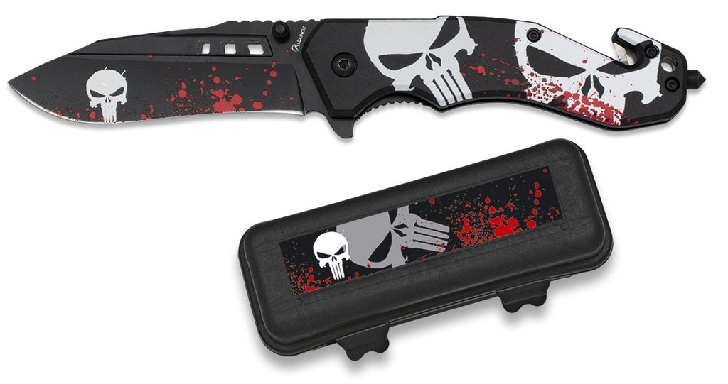 Albainox Skull Print Folder With Box