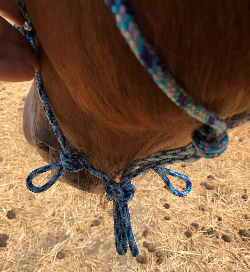 Side pull/Riding Halter Loop Rein Attachment 6mm or 8mm