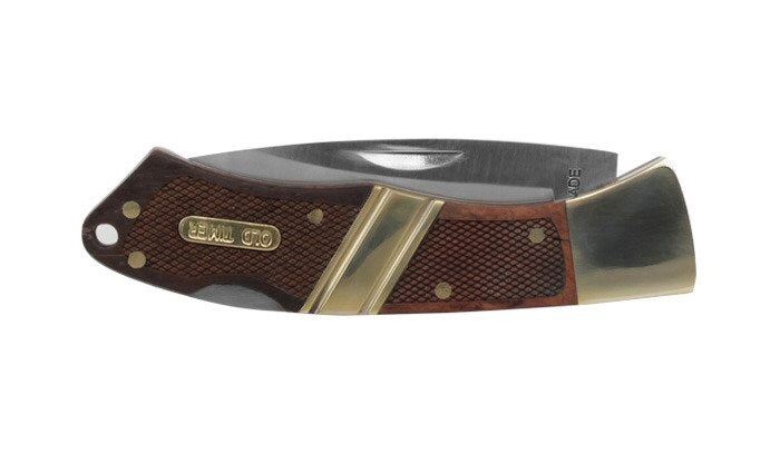 Schrade Old Timer Mountain Beaver Lockback Knife With Pouch